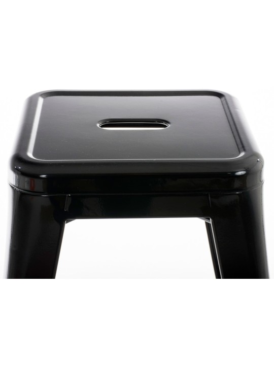 Juego de 4 taburetes Armin, negro Juego de 4 taburetes Armin, negro