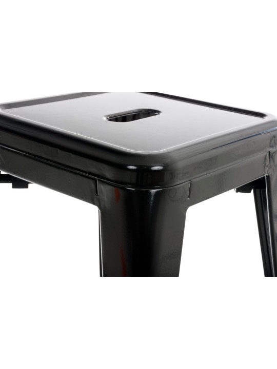 Juego de 4 taburetes Armin, negro Juego de 4 taburetes Armin, negro