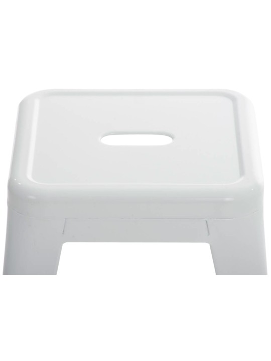 Juego de 4 taburetes Armin, blanco