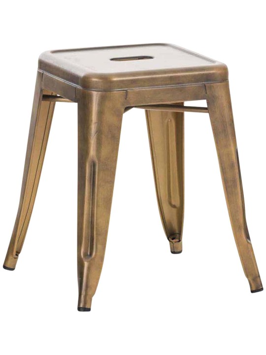 Juego de 4 taburetes Armin, oro Juego de 4 taburetes Armin, oro