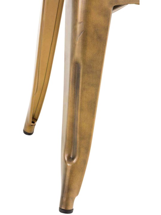 Juego de 4 taburetes Armin, oro Juego de 4 taburetes Armin, oro