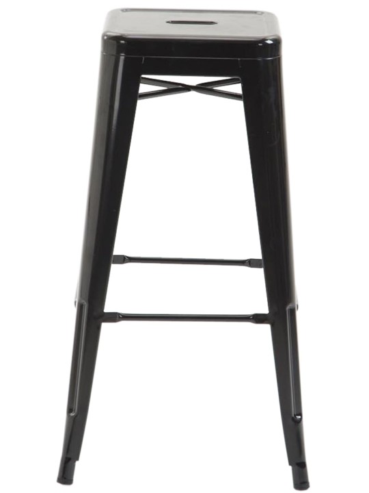Taburete de bar Joshua V2, negro
