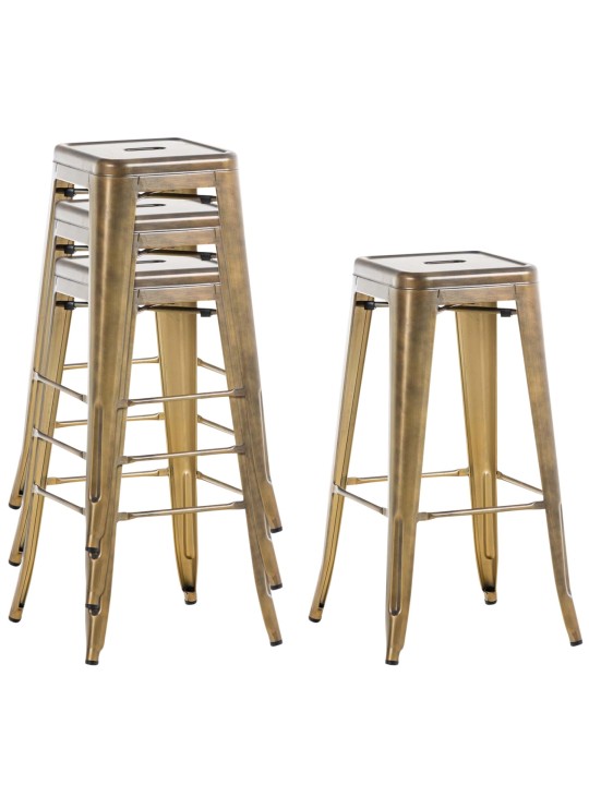 Taburete de bar Joshua V2, oro