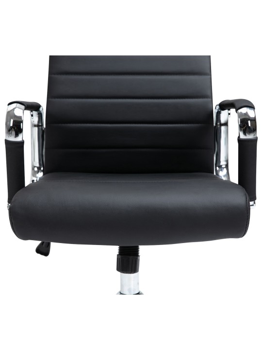 Silla de oficina Columbus cuero auténtico, negro Silla de oficina Columbus cuero auténtico, negro