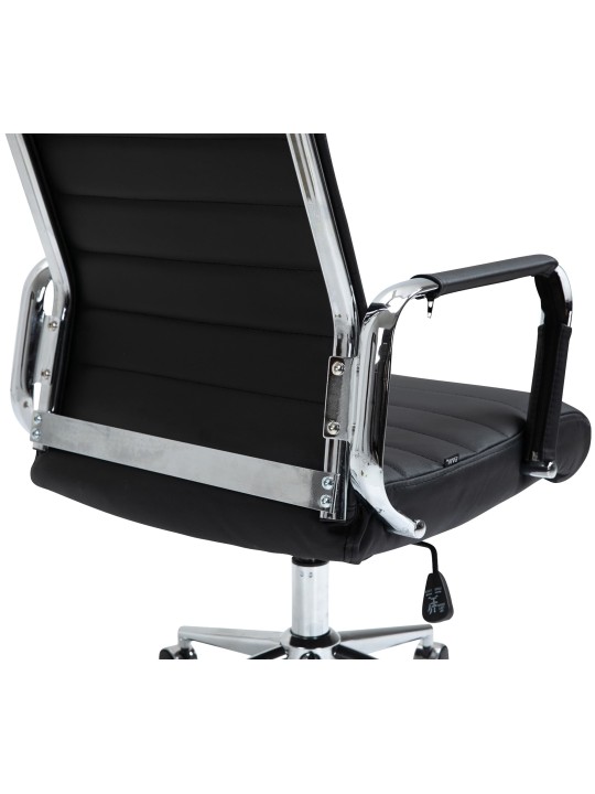 Silla de oficina Columbus cuero auténtico, negro Silla de oficina Columbus cuero auténtico, negro