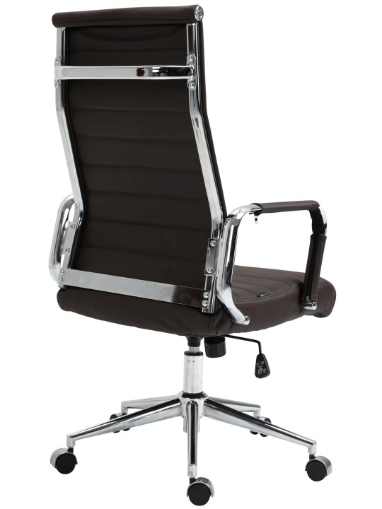 Silla de oficina Columbus cuero auténtico, marrón Silla de oficina Columbus cuero auténtico, marrón