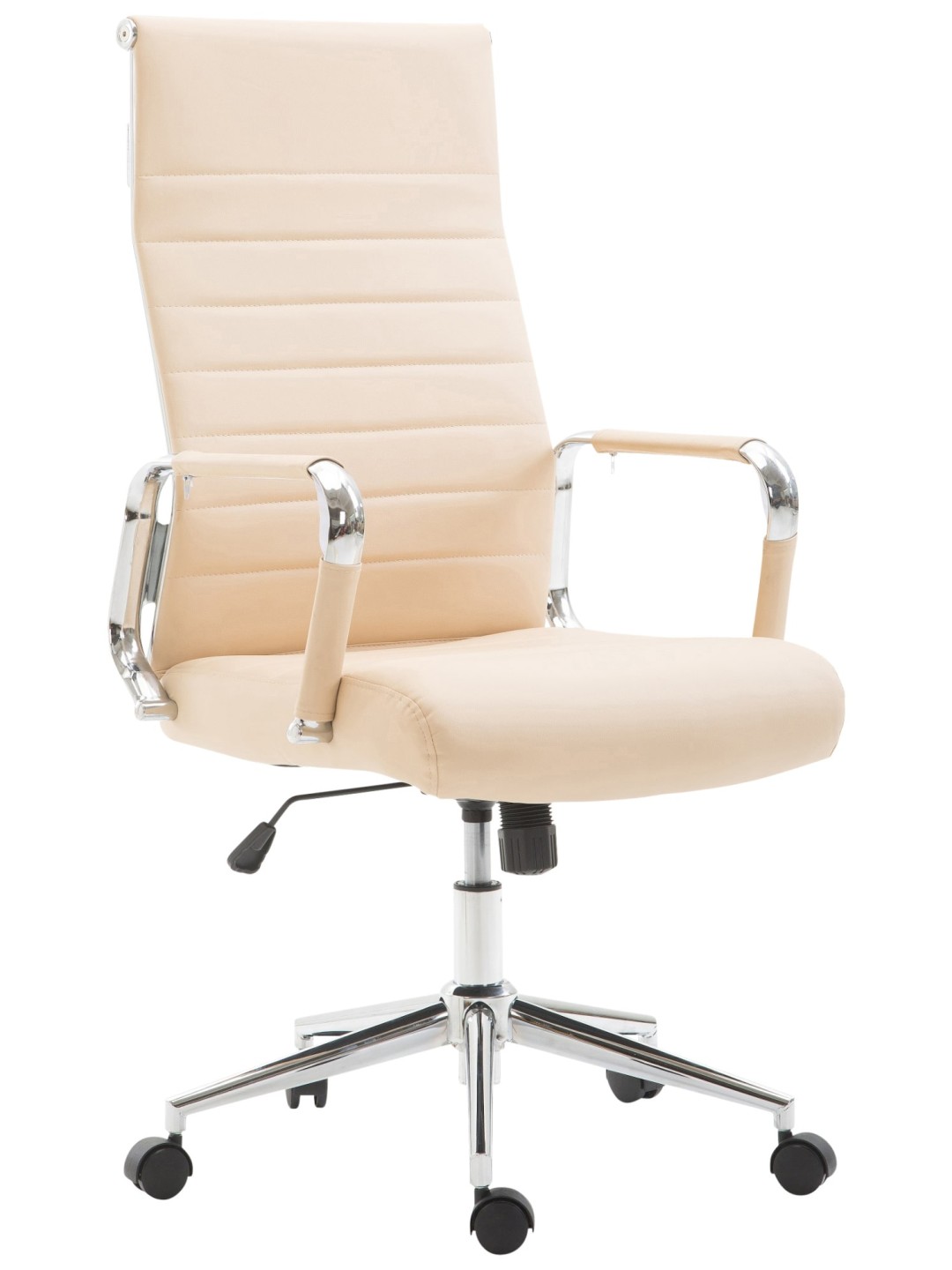 Silla de oficina Columbus, crema