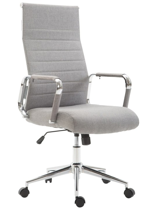 Silla de oficina Columbus tela, gris