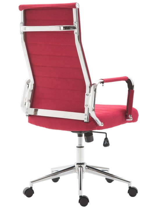Silla de oficina Columbus tela, rojo Silla de oficina Columbus tela, rojo