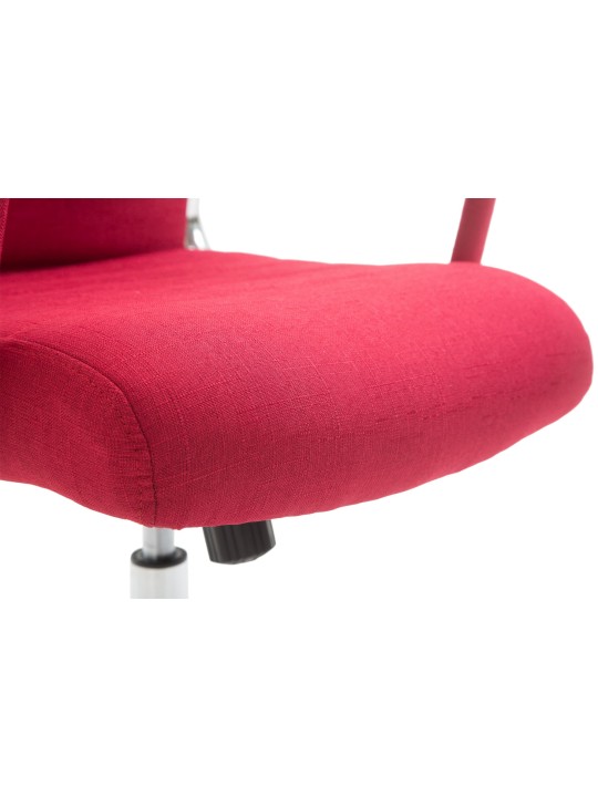 Silla de oficina Columbus tela, rojo Silla de oficina Columbus tela, rojo
