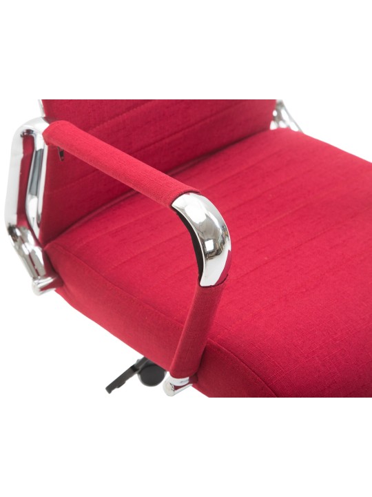 Silla de oficina Columbus tela, rojo Silla de oficina Columbus tela, rojo