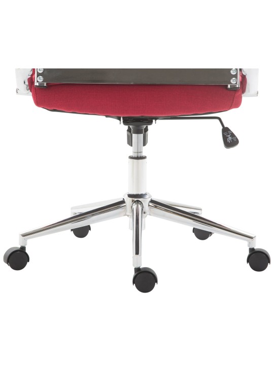 Silla de oficina Columbus tela, rojo Silla de oficina Columbus tela, rojo
