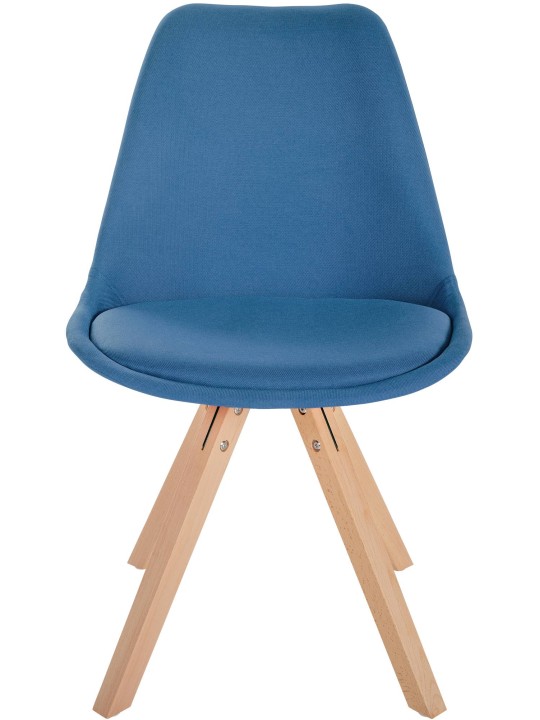 Silla Sofia Tela Cuadrada, azul