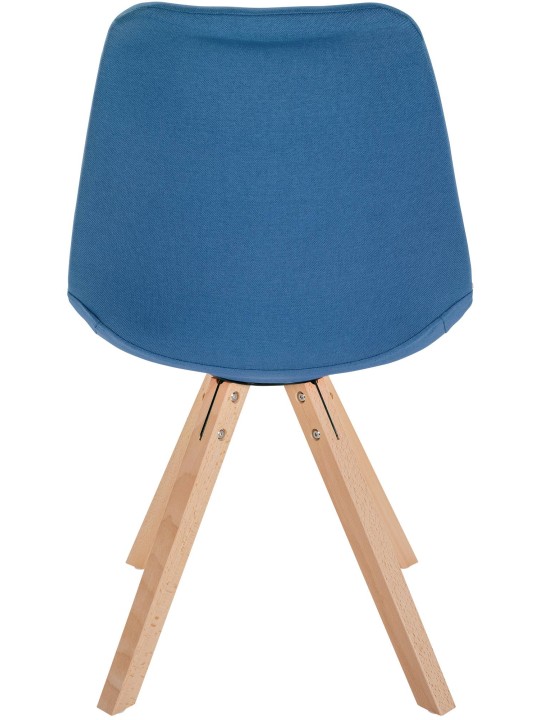 Silla Sofia Tela Cuadrada, azul
