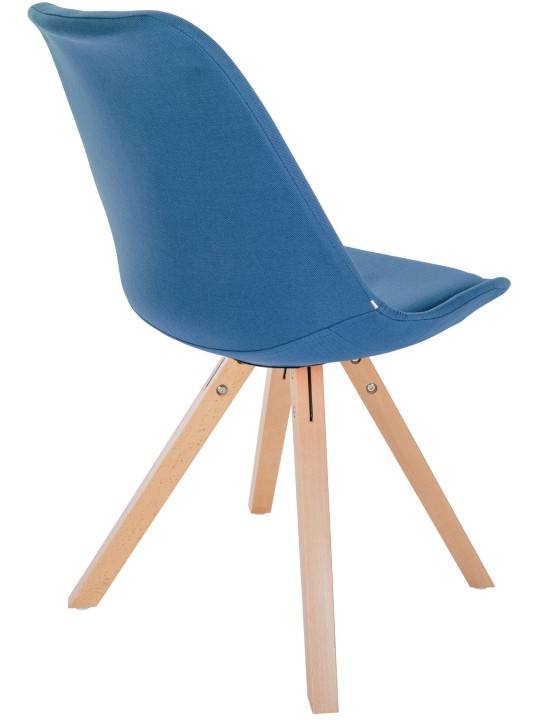 Silla Sofia Tela Cuadrada, azul
