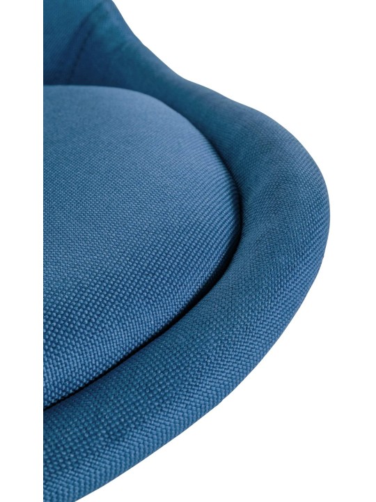 Silla Sofia Tela Cuadrada, azul