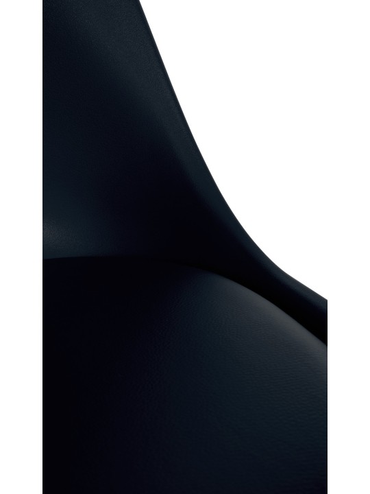 Silla Sofia Plastico Cuadrada, negro Silla Sofia Plastico Cuadrada, negro