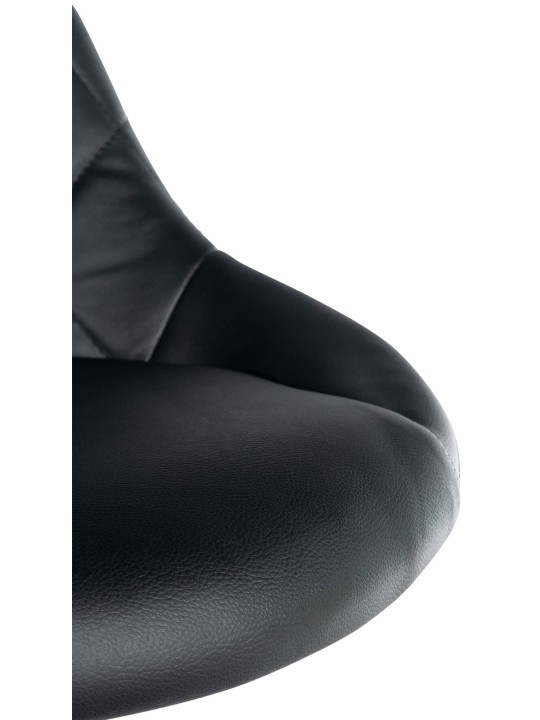 Taburete de trabajo Lazio piel sintética, negro Taburete de trabajo Lazio piel sintética, negro