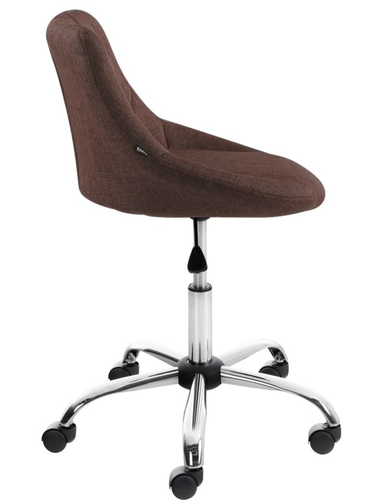 Taburete de trabajo tela Lazio, marrón