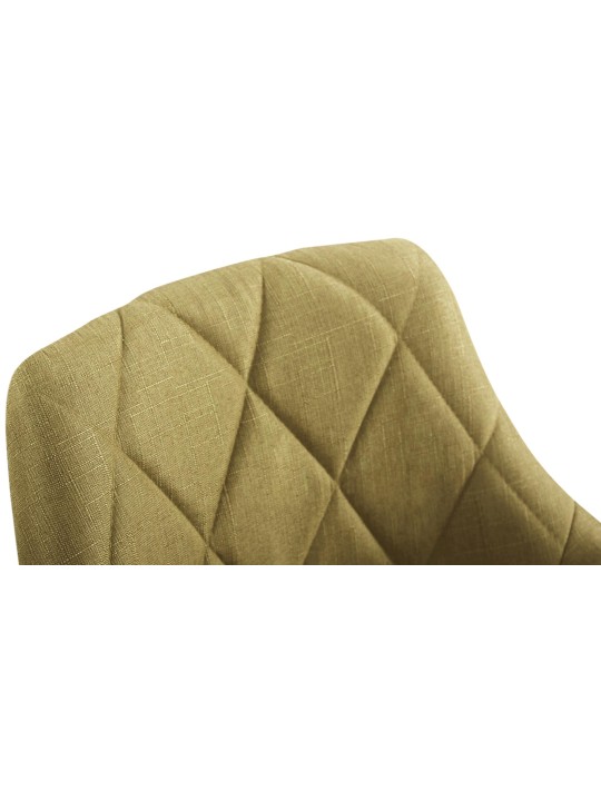 Taburete de trabajo tela Lazio, verde