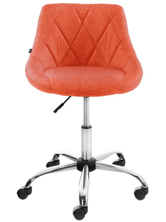 Taburete de trabajo tela Lazio, naranja