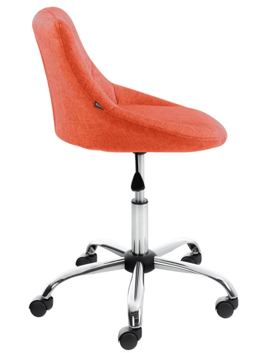 Taburete de trabajo tela Lazio, naranja