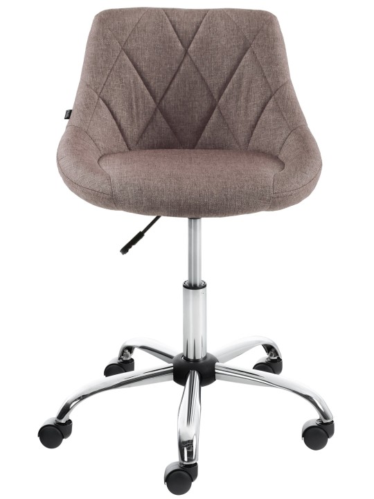 Taburete de trabajo tela Lazio, taupe