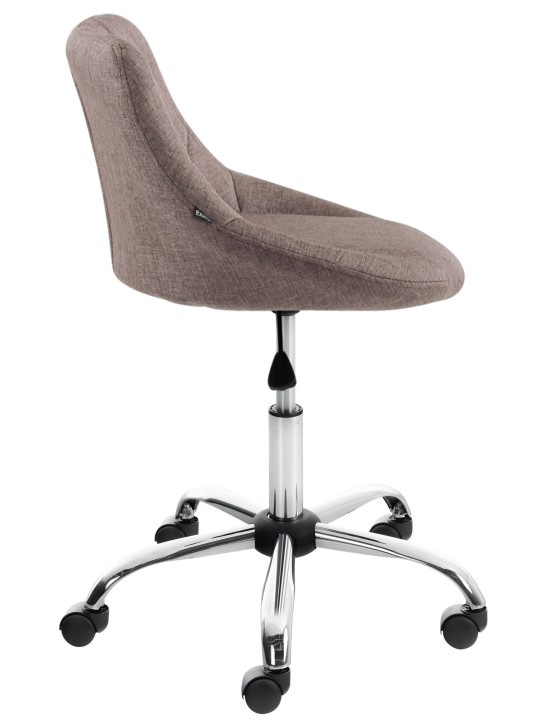 Taburete de trabajo tela Lazio, taupe