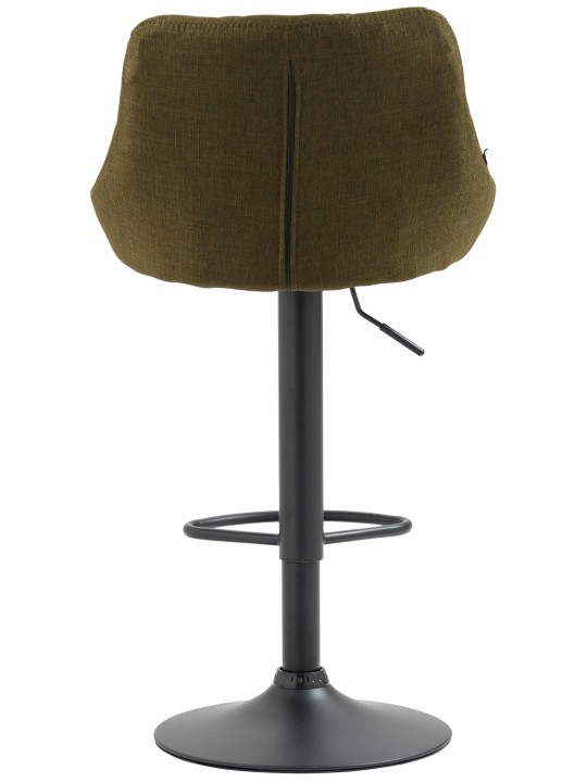 Taburete de bar Lazio tela, verde