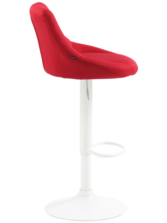 Taburete de bar tela Lazio, rojo Taburete de bar tela Lazio, rojo