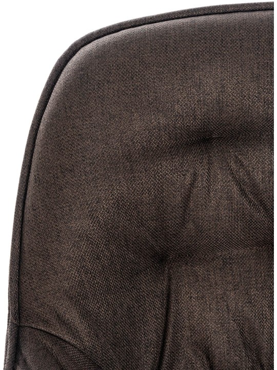 Taburete de bar Gibson tela, marrón