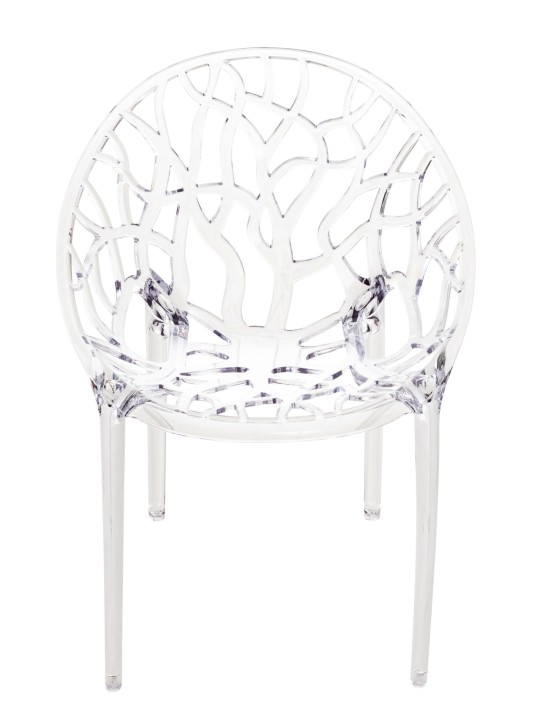 Silla apilable CRYSTAL, transparente