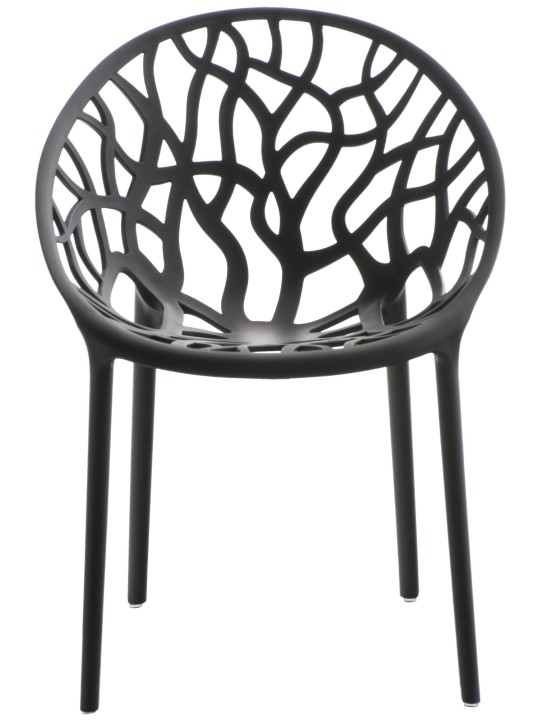 Conjunto de 2 sillas Esperanza, negro