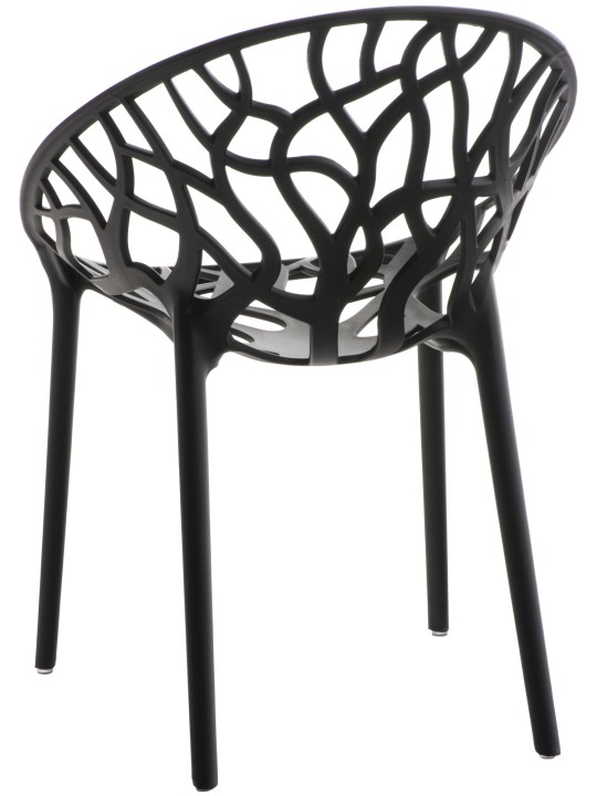 Conjunto de 4 sillas Esperanza, negro