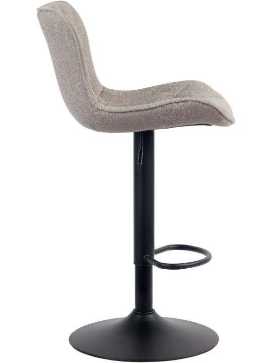 Taburete de bar Linus tela, taupe