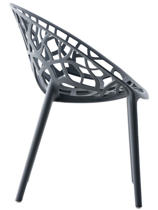 Conjunto de 4 sillas Esperanza, antracita Conjunto de 4 sillas Esperanza, antracita