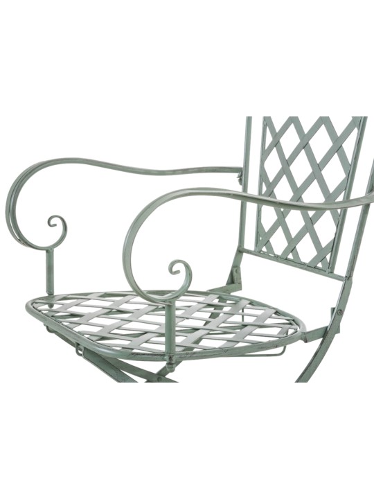 Conjunto de 2 sillas Adara, verde antiguo Conjunto de 2 sillas Adara, verde antiguo