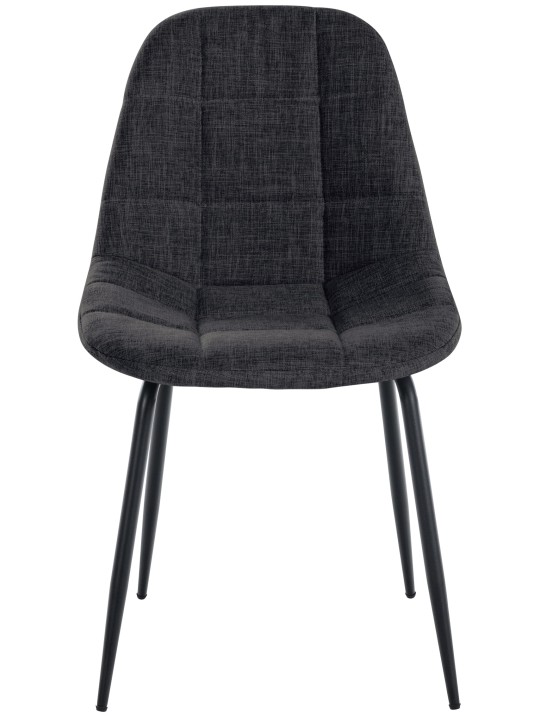 Silla Tom tela, gris oscuro Silla Tom tela, gris oscuro