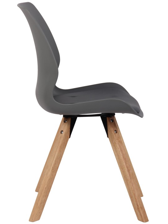 Silla Luna plastico, gris Silla Luna plastico, gris