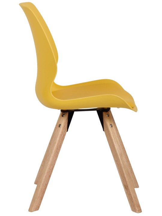 Silla Luna plastico, amarillo Silla Luna plastico, amarillo