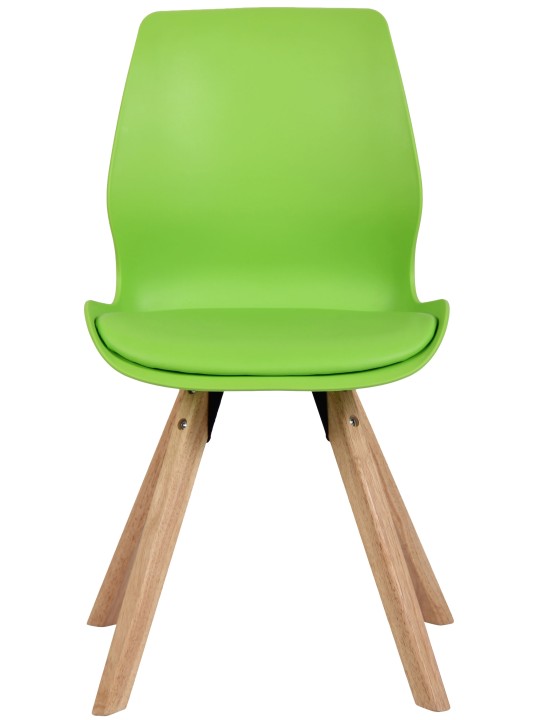 Silla Luna plastico, verde