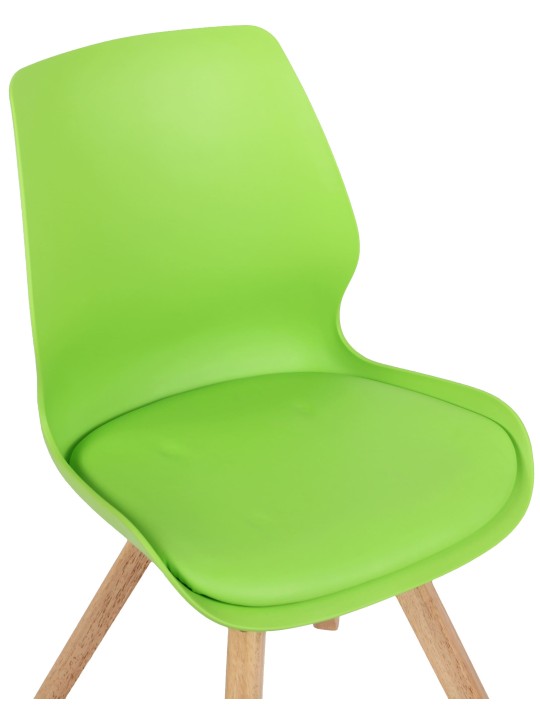 Silla Luna plastico, verde
