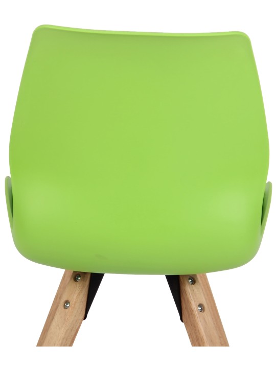 Silla Luna plastico, verde