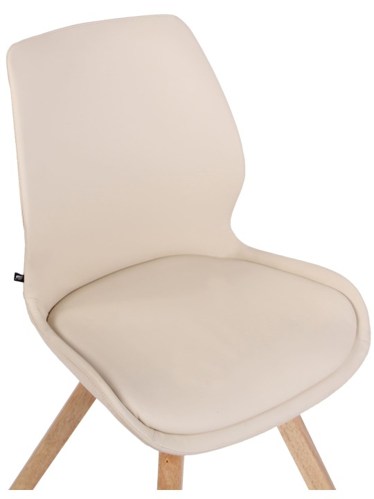 Silla Luna símil piel, crema Silla Luna símil piel, crema
