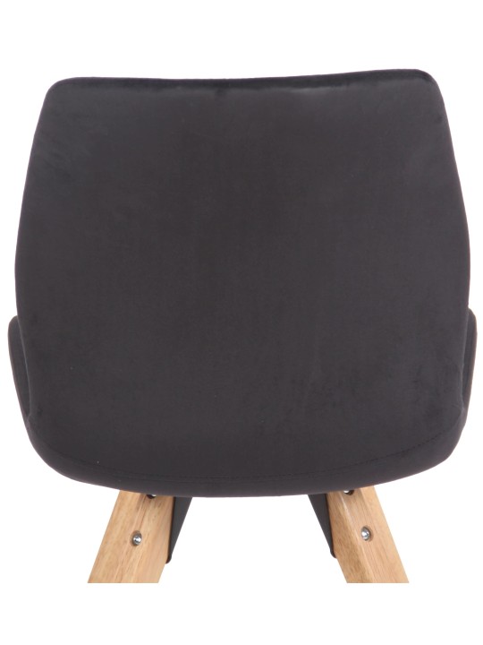 Silla Luna Terciopelo, negro Silla Luna Terciopelo, negro