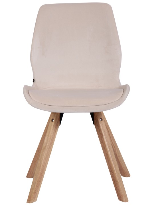 Silla Luna Terciopelo, crema Silla Luna Terciopelo, crema
