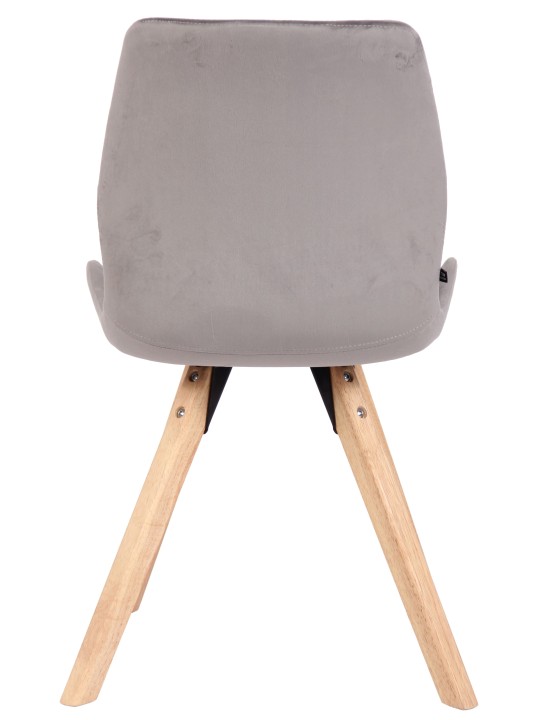 Silla Luna Terciopelo, gris Silla Luna Terciopelo, gris