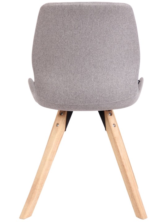 Conjunto de 2 sillas Luna tela, gris