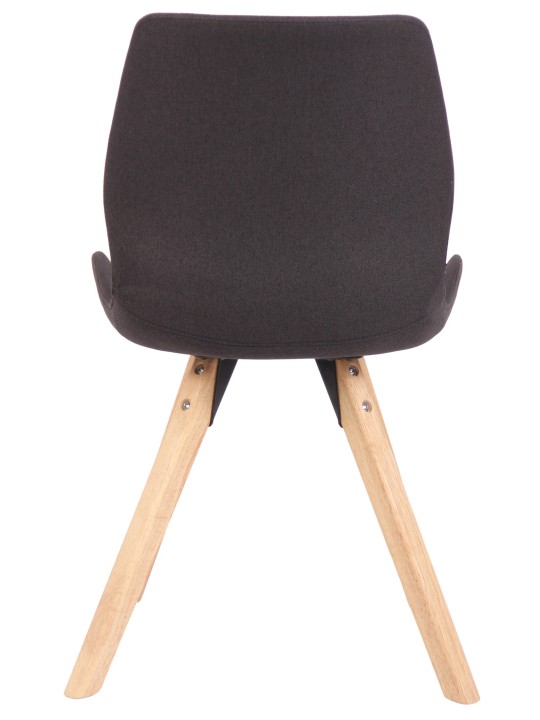 Conjunto de 2 sillas Luna tela, negro Conjunto de 2 sillas Luna tela, negro