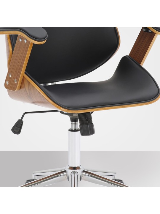 Silla de oficina Chicago polipiel, nogal/negro Silla de oficina Chicago polipiel, nogal/negro